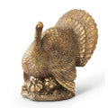 17 Inch Resin Antique Gold Turkey