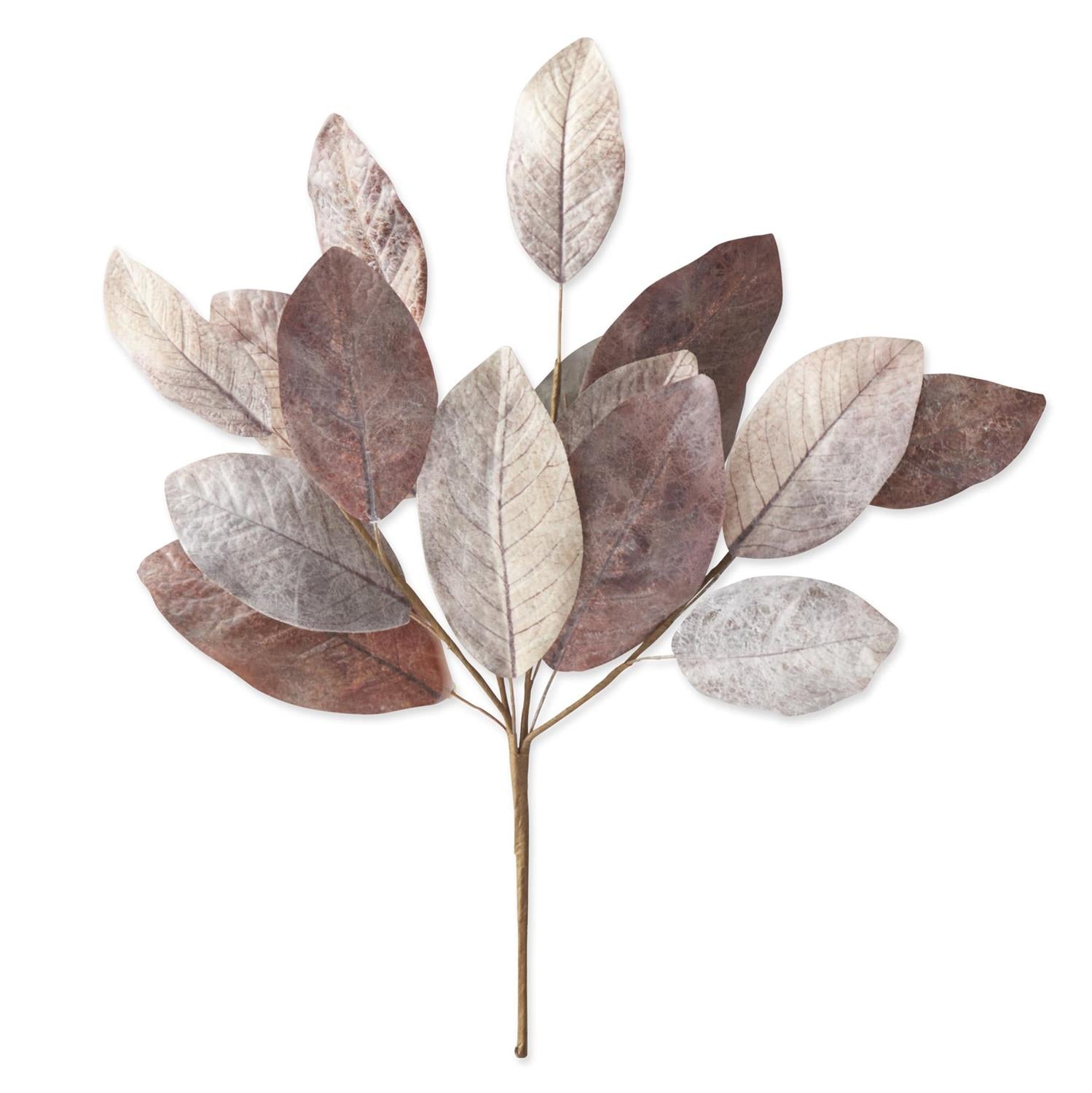 20 Inch Multi Color Fall Magnolia Leaf Bush