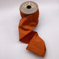 4" X 10yds Woven Victoria Satin, Orange/Dark Orange