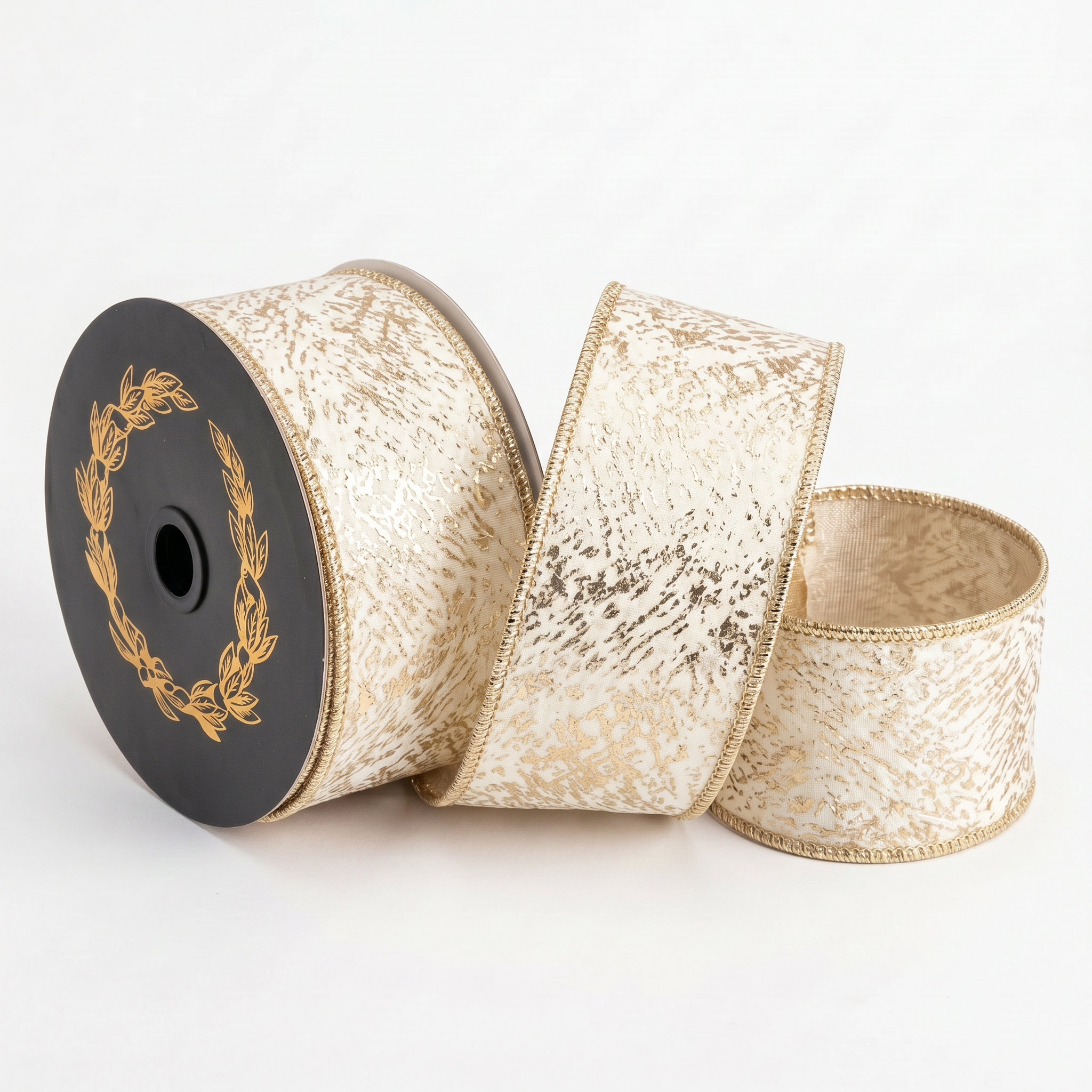 Ivory Velvet Metallic Dupion DBL Fused-2.5x10yd