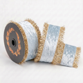 Aqua Velvet DBL Sided Trim/Back Metallic Dupion-4x10yd
