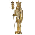 15.5" Resin Gilded Nutcracker