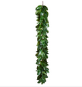 5' Magnolia Leaf Garland Green