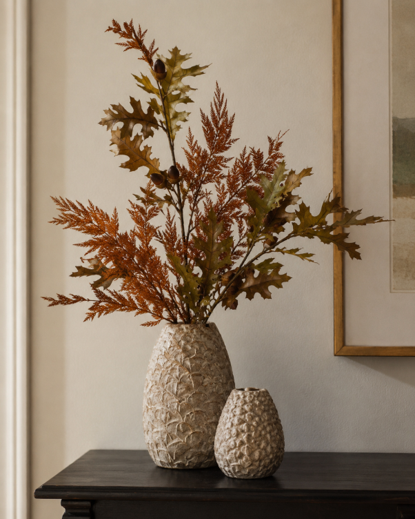 36 Inch Oak Leaf Branch